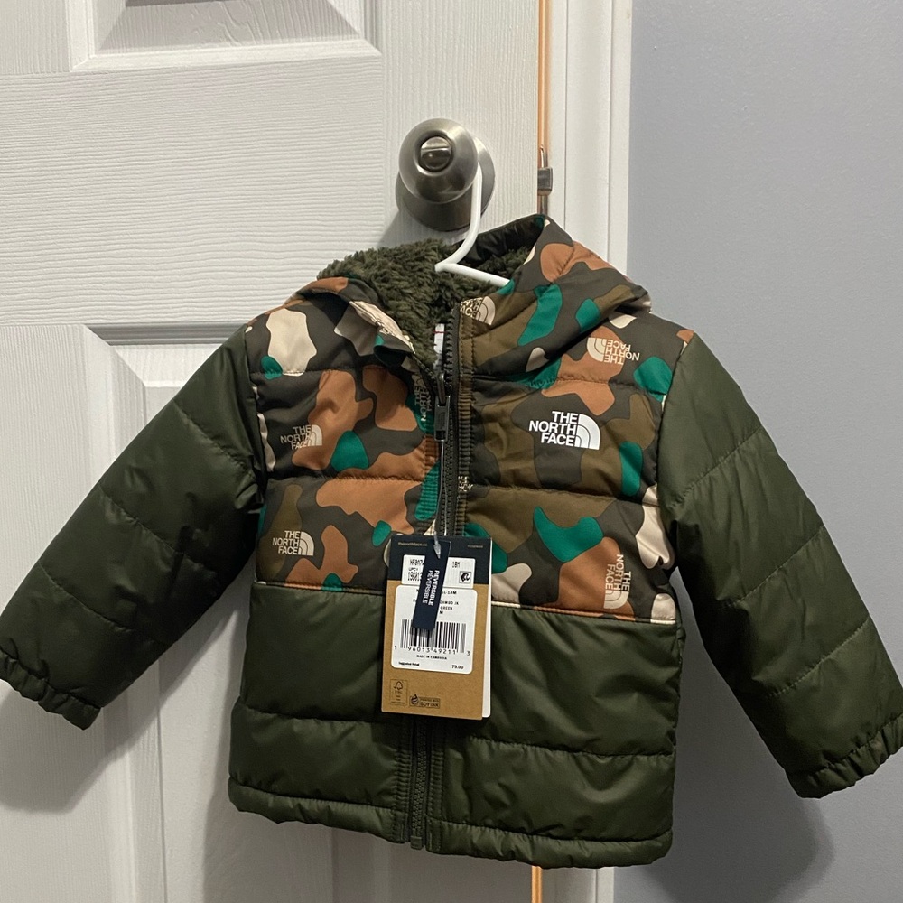 North face reversible kids winter coat